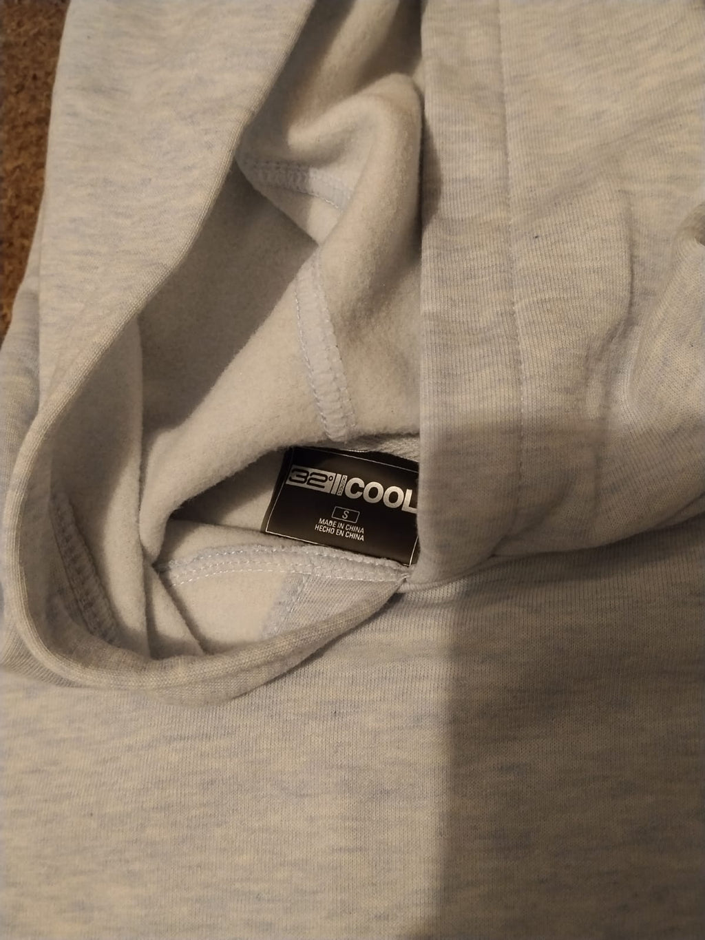 Poleron con Capucha 32° Cool – Azul Pálido Algodón Talla S